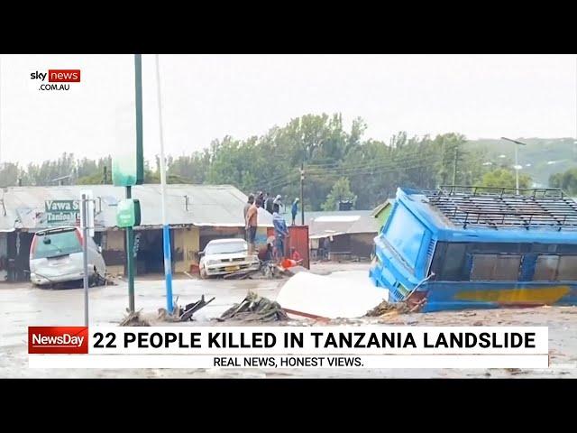 Tanzania landslide kills 22 people in illegal gold mine