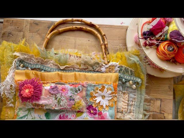 #slowstitching | What's in my Fleur Woods' Workshop Bag? | #fabricbyroxycreationsprojectideas