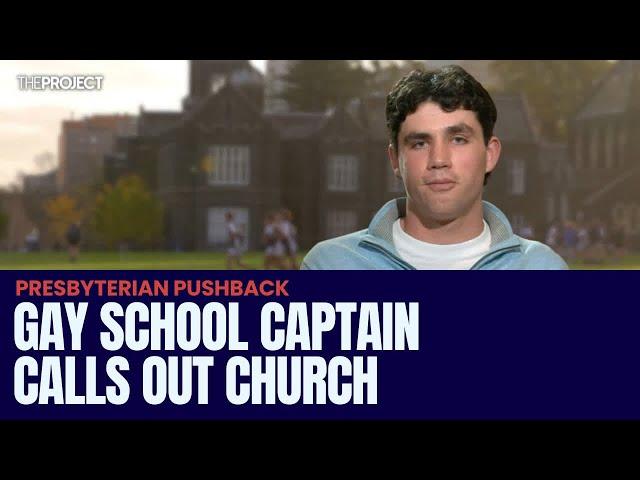 Gay Melbourne Grammar Captain Fires Back At Presbyterian Church's Leadership Ban