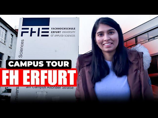 CAMPUS TOUR: University of Erfurt and FH Erfurt (study in Germany  2025)