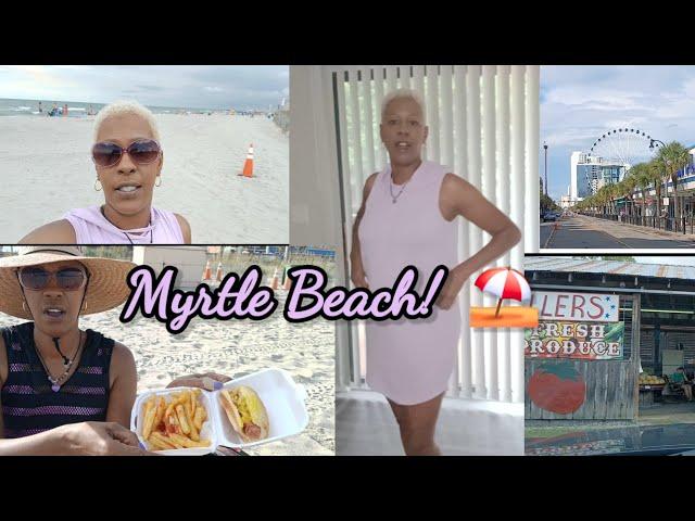 Myrtle Beach! Solo road trip | Today was a good day! | Living Alone in NC! #myrtlebeach