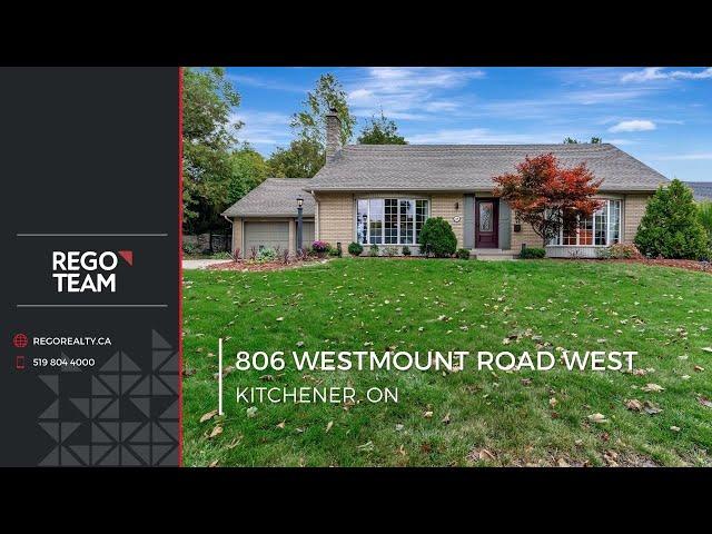 Kitchener Real Estate | 806 Westmount Rd W | Rego Team