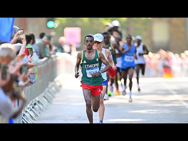 Ethiopian's Tamirat Tola wins Men's Marathon Olympics Paris 2024 for Ethiopia Gold | Tamirat Tola