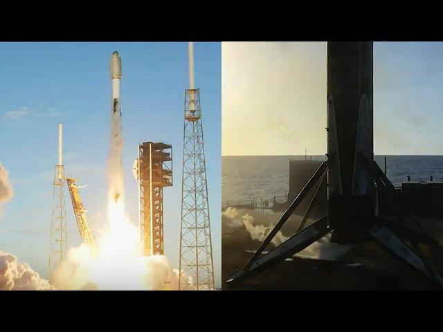 SpaceX Starlink 177 launch and Falcon 9 first stage landing, 27 June 2024