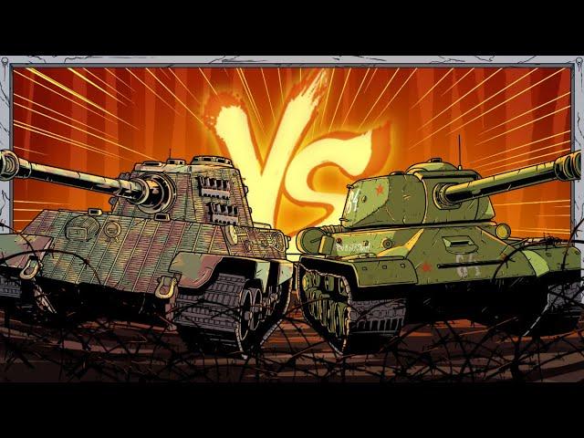 German vs Soviet Tanks | Animated History