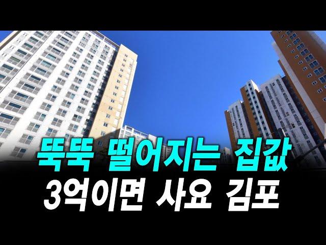 뚝뚝 떨어지는 집값 3억이면 사요 김포