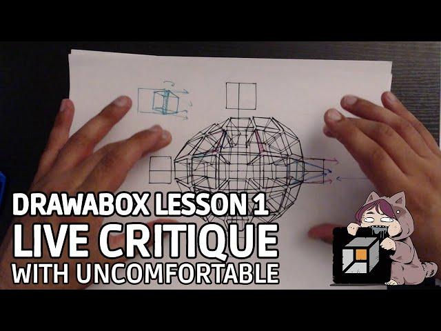 Drawabox Lesson 1: Uncomfortable Critiques my Homework!