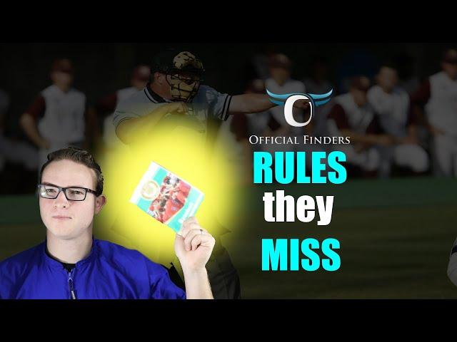 BASEBALL RULES that UMPIRES get WRONG | Umpire Training