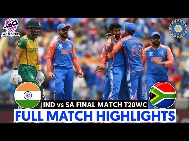 India vs South Africa ICC T20 World Cup 2024 Final Match Highlights | IND Vs SA Highlights