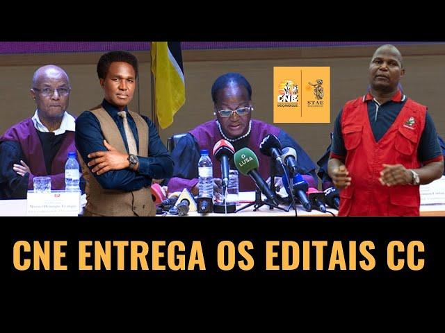 ÚLTIMA HORA: CNE entrega "EDITAIS' das Eleições ao Conselho Constitucional, mas Venâncio Mondlane