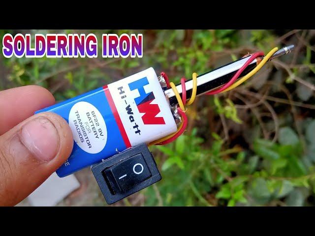 Make Soldering Iron Using Pencil/ How To Make Soldering Iron At Home