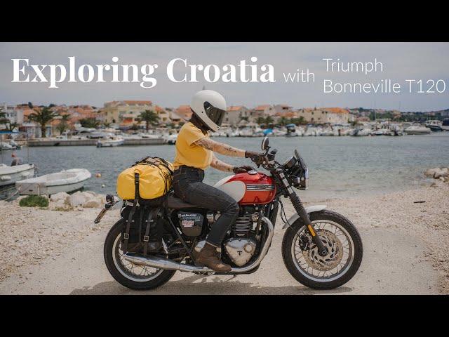 Motorcycle trip to Croatian coast with Triumph Bonneville T120