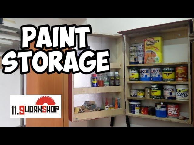 Paint Storage Cabinet | Gene Caralde 11.9 Workshop