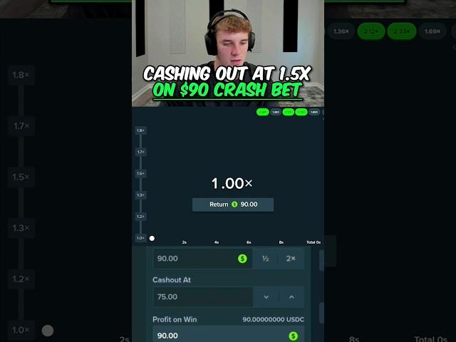 Toaster cashing out at 1.5x on $90 CRASH bet *PROFIT*
