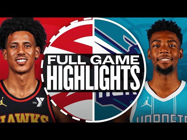 HAWKS at HORNETS | FULL GAME HIGHLIGHTS | November 30, 2024