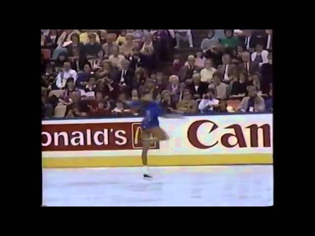 Katarina Witt 1987 Worlds Short Program