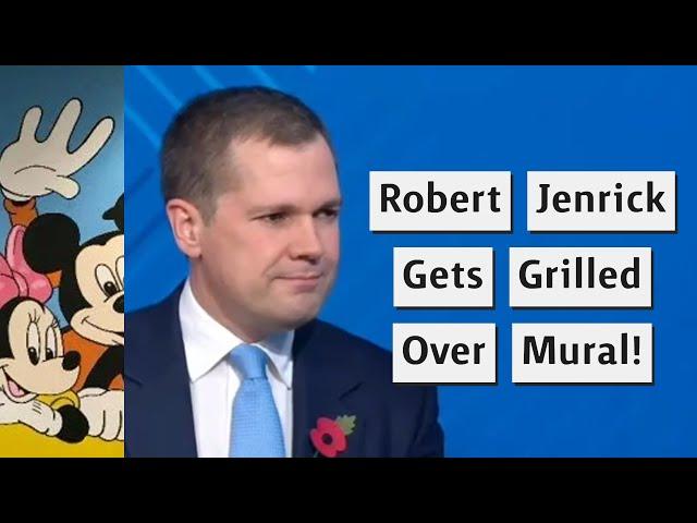 Robert Jenrick Gets Grilled Over Mickey Mouse Mural Destruction!