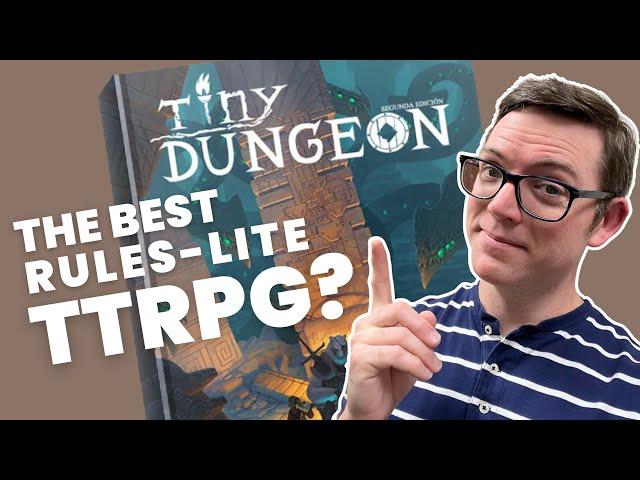 The Best Rules-Lite TTRPG for Kids? (Tiny Dungeon 2e Flip-through Review)