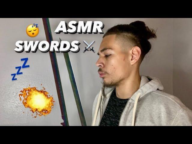 ASMR | With Swords ️ Super Relaxing Carving Tapping Tingles To Help You Sleep & Relax 