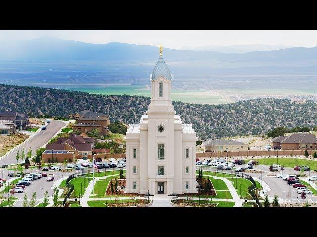 Stunning Drone Footage of the Cedar City Temple