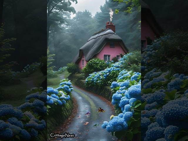 Pink Dream Cottage A Serene Hideaway in Nature  #cottagenest #scenery #cottagevibes #relaxing