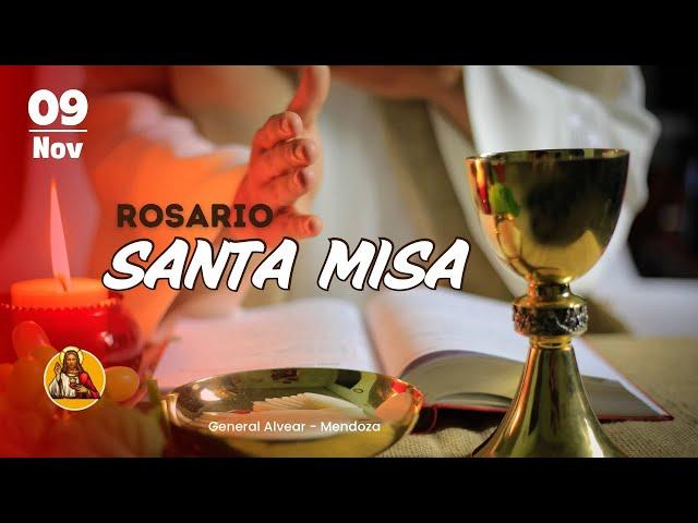 Rosario y Misa 9 de NOVIEMBRE - Pquia. Sagrado Corazón de Jesús - Gral. Alvear, Mendoza