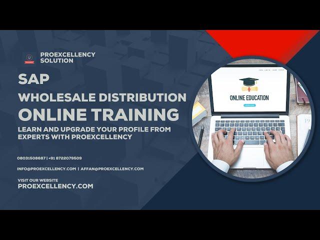 SAP Wholesale Distribution Online Training: A Comprehensive Overview From Experts | Proexcellency