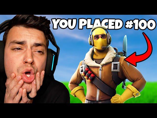 I'M TERRIBLE AT FORTNITE.