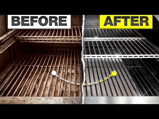 How to Clean Pellet Grill Interior | Before & After Transformation!