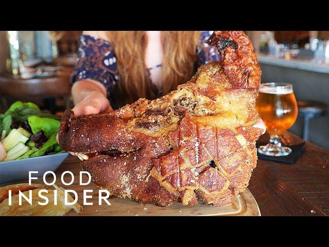 We Tried A Whole Fried Pig's Head