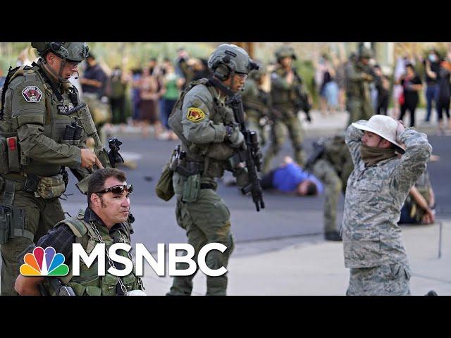 ‘Horrified’: New Mexico Governor Reacts To Shooting At Albuquerque Statue Protest  | All In | MSNBC