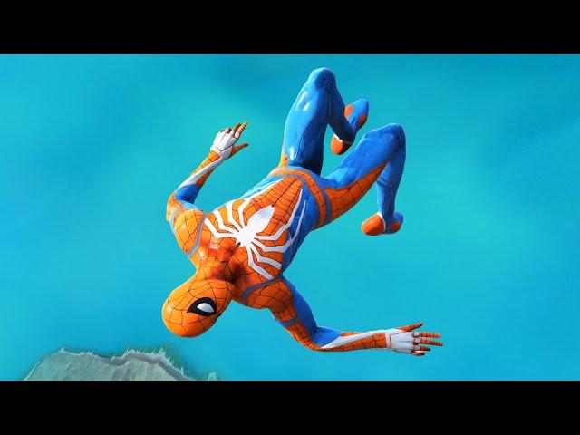 GTA 5 Ragdolls: Real-Life Spider-Man Motorcycle Fails!