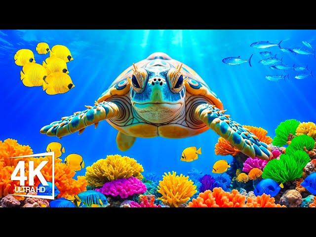 ANIMALS in the Nature 4K Ultra HD + RELAX| | Water Sounds & Beautiful Ocean Atmosphere