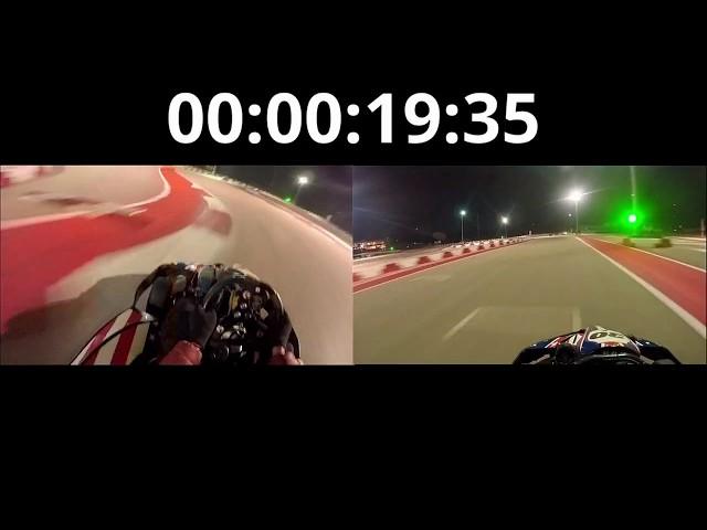 [54.1s Lap Time] vs. 61.5s Lap Comparison: COTA Karting