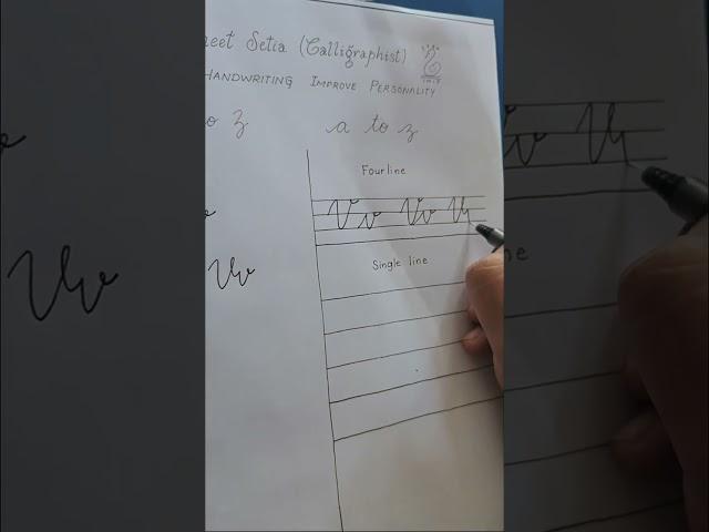 English cursive writing practice for beginners | Simple words practice with capital A-Z  #shorts