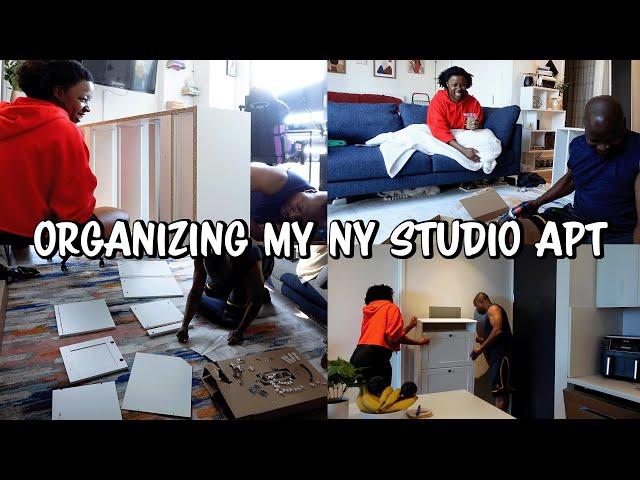 NY Weekend In My Life: Organizing My Studio APT & WFH Space, IKEA Haul, and Quality Time With Dad