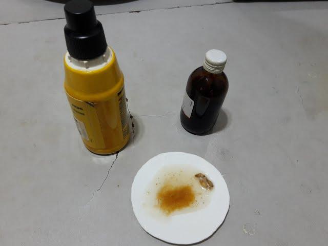 Iodine test on starch: povidone-iodine or iodine tincture