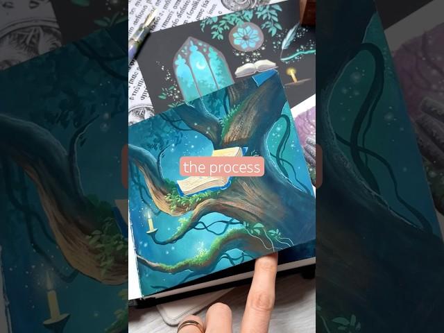The process is the whole point  #painting #gouache