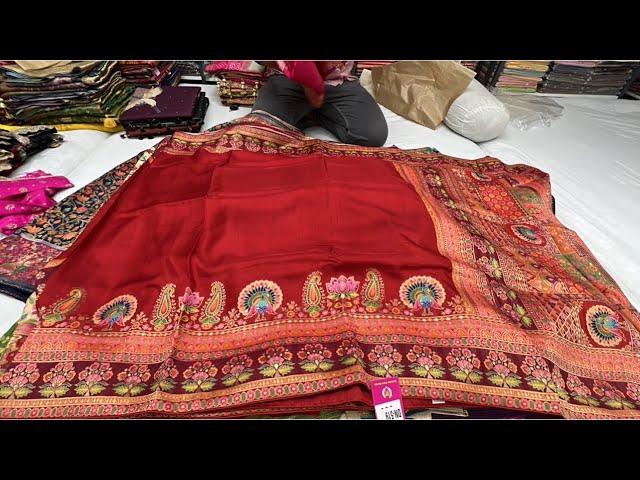 Chickpet Bangalore wholesale premium Boutique sarees||Single saree courier available