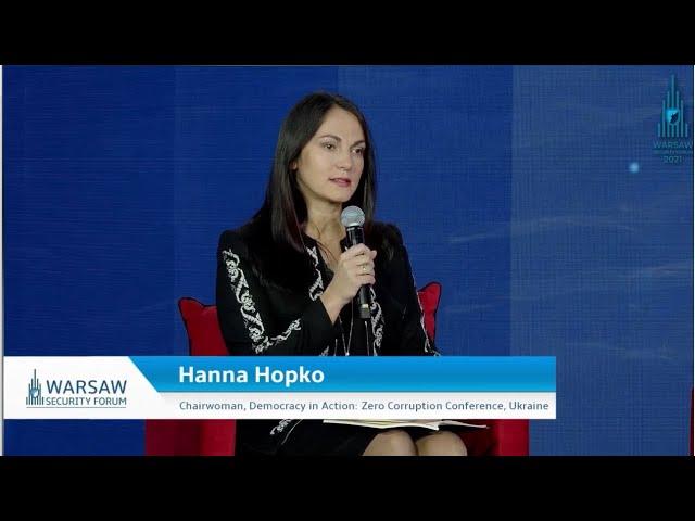 Про безпекові виклики та загрози демократії | Ганна Гопко на Варшавському безпековому форумі ENG