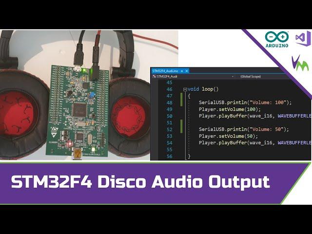 Audio Output on STM32F4 Discovery with Arduino