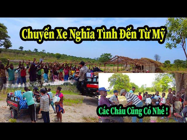 Quang Dũng || Chuyến Xe Nghĩa Tình Đến Từ Mỹ Đã Kịp Thời Cứu Đói Cho Người Nghèo Bản Bamba .