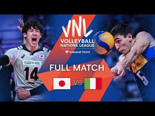  JPN vs   ITA  - Full Match | Men's VNL 2022