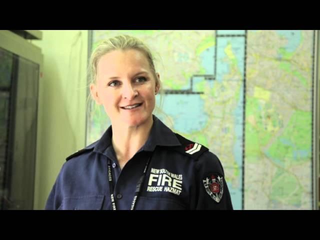 Melanie talks about being a firefighter for Fire & Rescue NSW