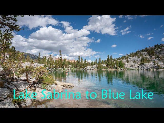 Lake Sabrina to Blue Lake. Eastern Sierra, Bishop CA. iPhone video