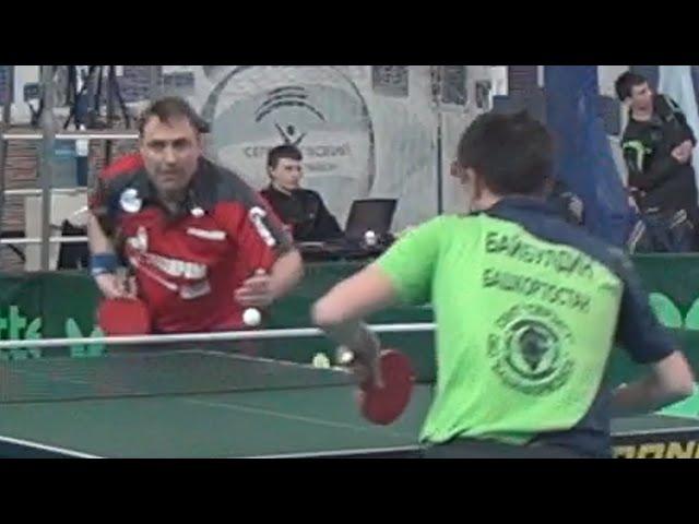 Андрей БАЙБУЛДИН vs Сергей АНДРИАНОВ, Клубный чемпионат России, Настольный теннис, Table Tennis