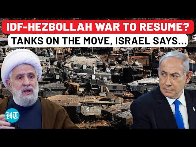 Israel-Hezbollah War To Resume? IDF’s Merkava Tanks Advance Into South Lebanon, Bibi Issues Warning