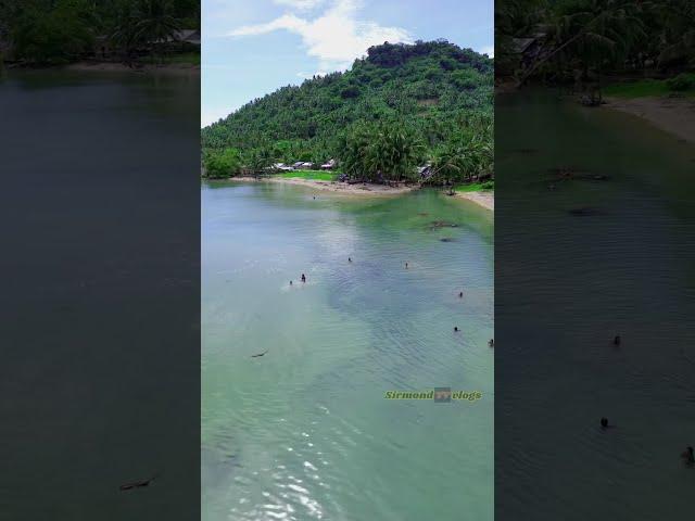 Drone shots Nabasagan Claveria Masbate Sea beach view