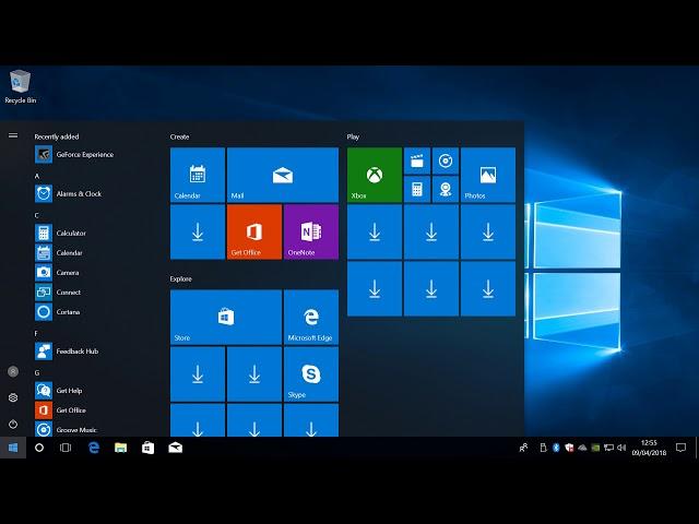 windows 10 basic setup config