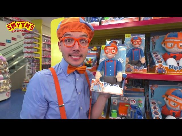 Blippi Feature Plush 40cm - My Buddy Blippi with Sound Effects - Smyths Toys